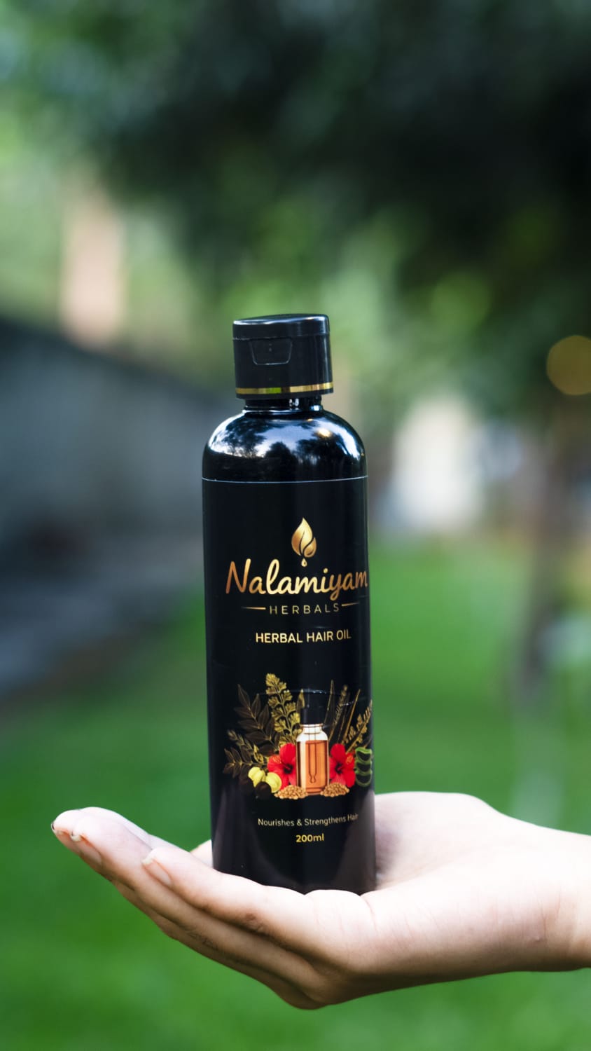 Nalamiyam Herbal Hair Oil Bottle
